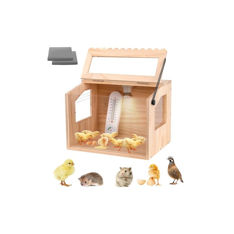 Chick Brooder Box,Brooder Box for Chicks,16" L x 12" W