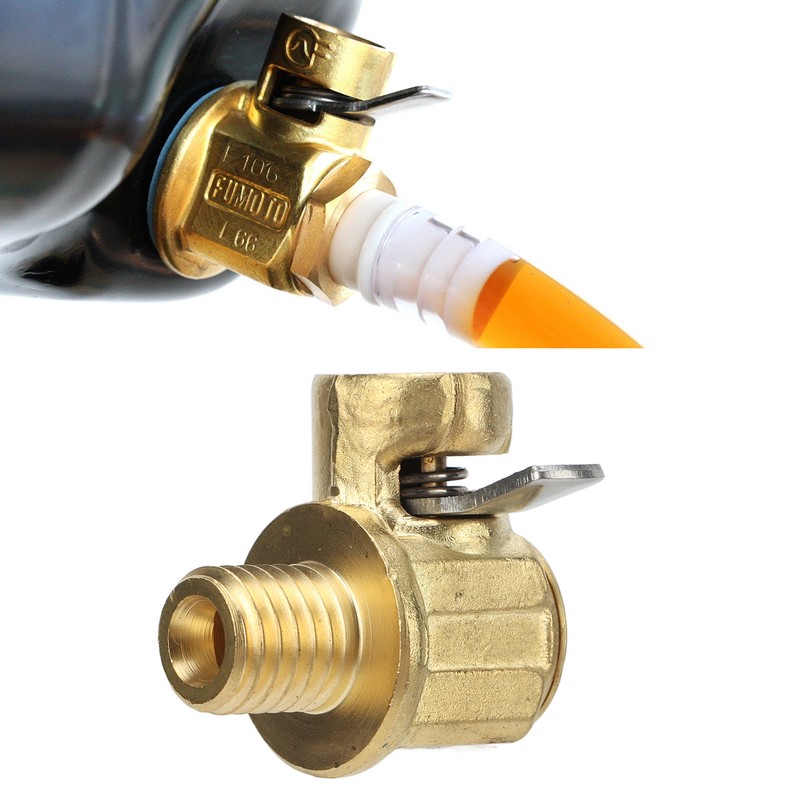 Engine Oil Drain Valve M12‑1.75 Connector Quick Brass Stainless Steel