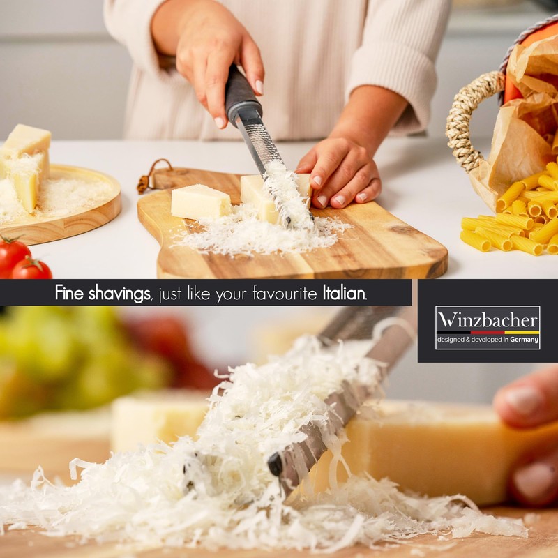 Winzbacher Premium Zester - Parmesan, Lemon, Nutmeg & Ginger Grater