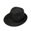 Boolavard Kids Girls Boys Summer Fedora Straw Hat Wide Brim