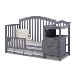 Sorelle Furniture Toddler Rails and Full-Size Bed Adult Rails, Sorelle Wood Bed Rail & Crib Conversion Kit, Converts Sorelle Furniture Crib to Toddler Bed and Full-Size Bed, # 148 - Gray