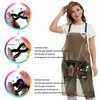 MIKI WELL Hair Stylist Apron with pocket - Waterproof Transparent