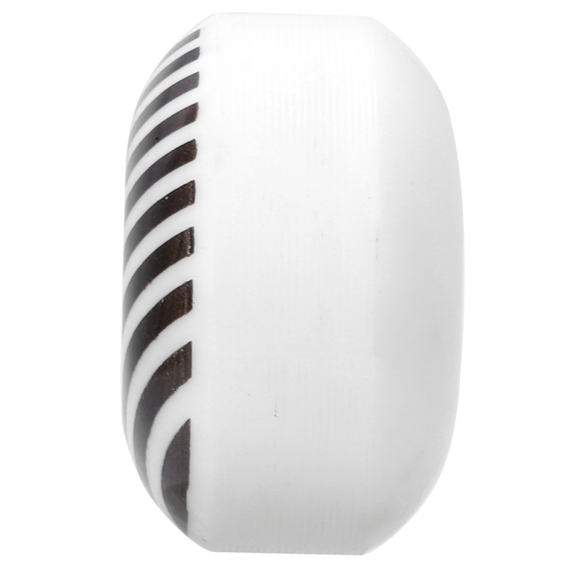 4PCS 95A PU White Stripe 52x30mm Skateboard Double Rocker Wheel