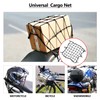15"x15" Universal Truck Bed Net Black Latex Bungee Cargo Net