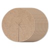 La cordeline 10 discs for mulch, natural, diameter 19 cm,