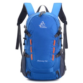 40L Lightweight Daypack Cycling Hiking Waterproof Travel Backpack, navy, Rucksack