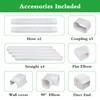 MOOITEK 3" 17Ft PVC Line Set Cover Kit for Ductless