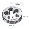 sourcing map Round Threading Die M14 x 1.0 Metric Thread