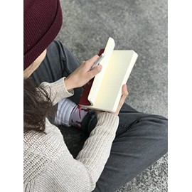Rouge Cuaderno Grueso Escribir Sketchbook Bullet Journal 360 Páginas Cosido Hecho Mano Puntos Rojo