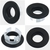 Waziaqoc 3Pack Sink Trim Overflow Cover, Sink Overflow Rings Bathroom