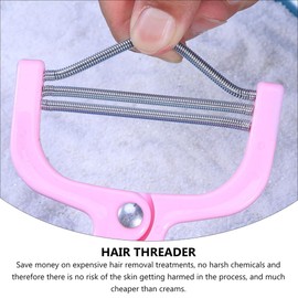 2Pcs Manual Facial Hair Remover Spring Epilator for Women Eyebrow Epilator Hair Remover for Chin, Upper Lip, Women Mustache，and Cheek
