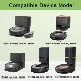 E-HAO Paquete de 6 bolsas de aspiradora compatibles con iRobot Roomba - i & s & j Serie, bolsa de repuesto para iRobot Roomba j6+/j7+/j8+/i1+/i2+/i3+/i4+/i5+/i6+/i7+/i8+/s9+ bolsas automáticas de eliminación de suciedad