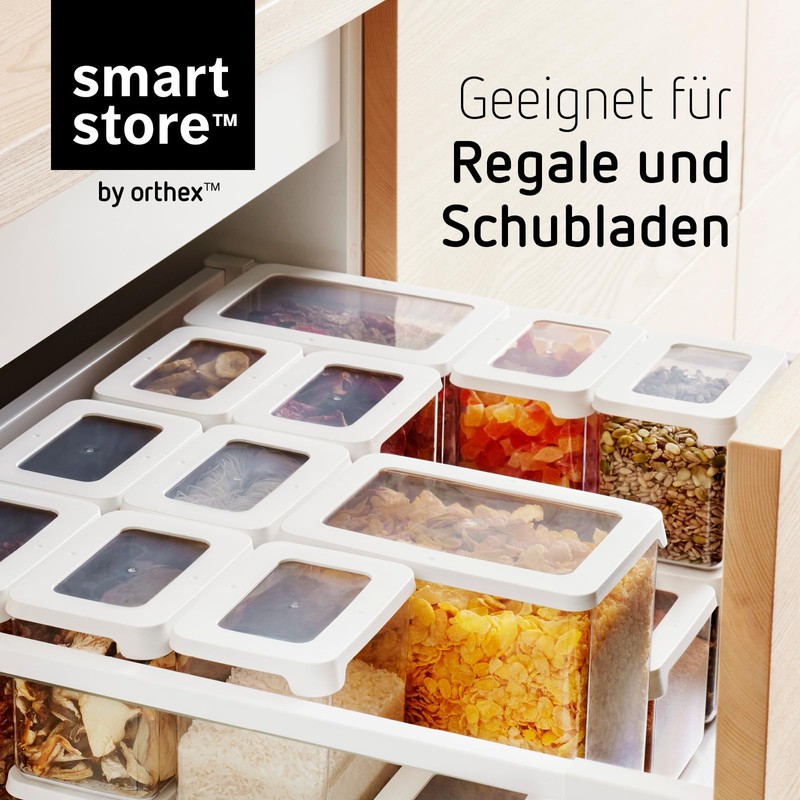 SmartStore Storage Jars 1.65 L - Set of 4 Airtight