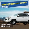 Front License Plate Bracket, Compatible with 2010-2024+ Toyota 4Runner, Premium