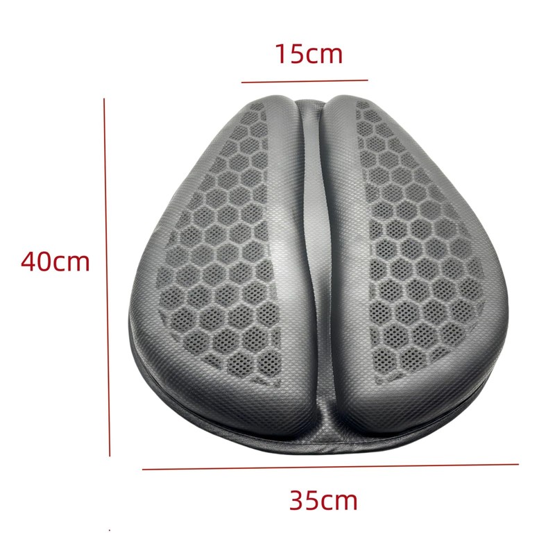 GallopingKnight Motorcycle Gel Seat Cushion - 3D Honeycomb Shock-Absorbing Breathable