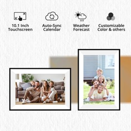 TianfuSpanda 10.1" Smart Digital Calendar, 2-Way Sync with Phones, Task List, Study Plan, Cloud Photo Frame, Family Schedule, Art Gallery, Smart Touchscreen Interactive Display for Family Schedules