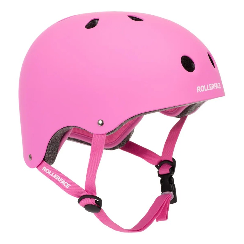 Rollerface Casco Multi-sport, Doble Certificado De Seguridad Color Rosa Talla