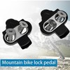 EYVRPAU Bike Bicycle Shoe Plate Set, SPD Compatible Bike Pedal