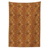ABAKUHAUS Moroccan Tablecloth, Floral Motifs Ottoman, Dining Room Kitchen Rectangular