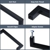 WellMade WellMade 3-3/4" Matte Black Cabinet Handles & Pulls (30