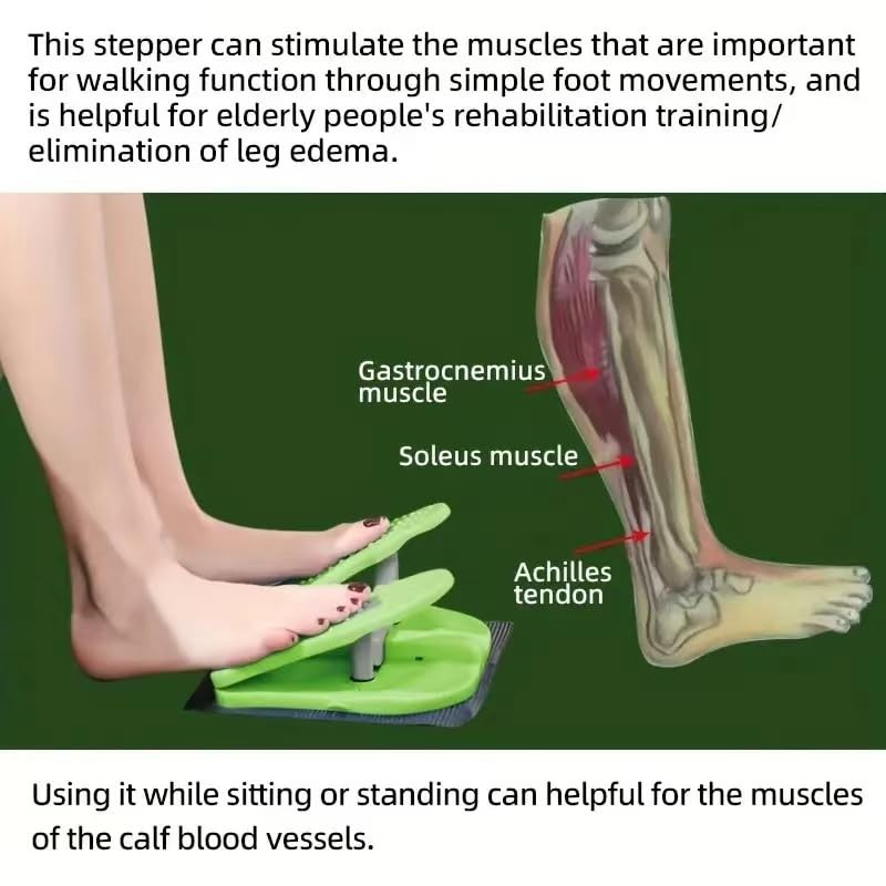 Simple Leg Exerciser While Sitting for Seniors, Foot Pedal Exerciser