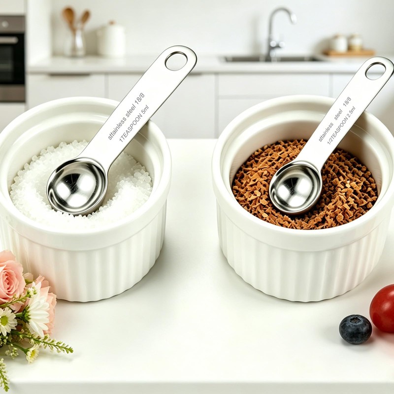 12Pcs 18/8 Stainless Steel Cookie Cutters Set with 4Pcs Measuring