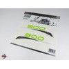 Tank Pad Motorcycle Sticker Green White Compatible with Kawasaki Z900-550165VA