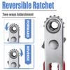 Mesee 2Pcs Mini Ratchet Wrench Set 1/4 Inch Drive Ratcheting