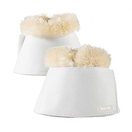 Horze Signature Bell Boots - White - XL