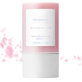 Mascarilla de Arcilla en Barra con Centella Asiática, Poremizing Quick Clay Stick Mask, Limpia Profundamente los Poros, Nutre Suavemente la Piel, Adecuado para Pieles Grasas y Sensibles