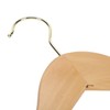Wedding Hanger Anti Slip Wooden Clothes Hanger Iron Clothing Hanger