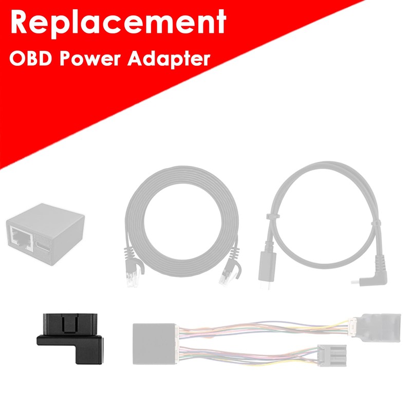 TSTESE OBD Power Adapter Compatible with Comma 3X Replacement On-Board