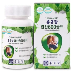 Chong Kun Dang Health [Euromedi] Chong Kun Dang Folic Acid 600 Gold 90 tablets / [유로메디] 종근당 엽산600골드 90정