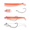 DONQL Rubber Fish with Jig Head Selectable 9 cm 25