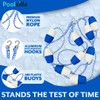 Poolzilla 20ft Swimming Pool Safety Rope and Float Kit Pre-Assembled