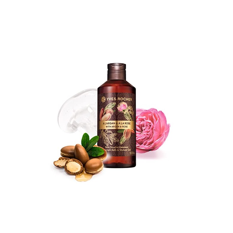 Yves Rocher Argan Rose Hammam Bath and Shower Gel (13.5