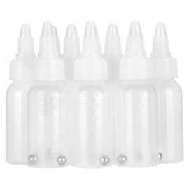 30Ml Empty Paint Bottle Corrosion Resistance Pigment Condiment Container with Scale Airbrush Jars Paint Bottles Jar 30Ml Mixing with Balls for Mixer Resealable
