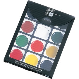 呉竹(Kuretake) 顔彩 顔彩深美 12色 セット MC3/12V