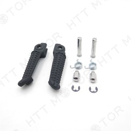 XKMT-Black Front Foot Pegs Footrest Compatible With Yzf-R1 Yzf-R6 Yzf R6 R1 1999-2011 [B00YWCMZNC]