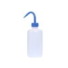WaysideLab Color Coded LDPE Narrow Mouth Wash Bottle (125ml -