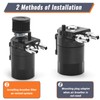 muge racing 400ml Oil Catch Can Kit Universal for Cars/Trucks,