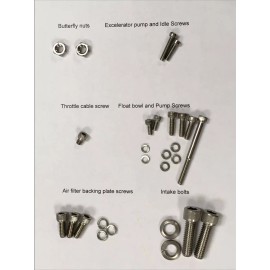 S&S Harley Chopper Harley Chopper S&S Cycle E or G Carburetor Stainless Screw Bolt Kit NICE! Carb
