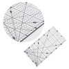 Gadpiparty DIY Quilter's Ruler Patchwork Ruler Tool with Grid Lines
