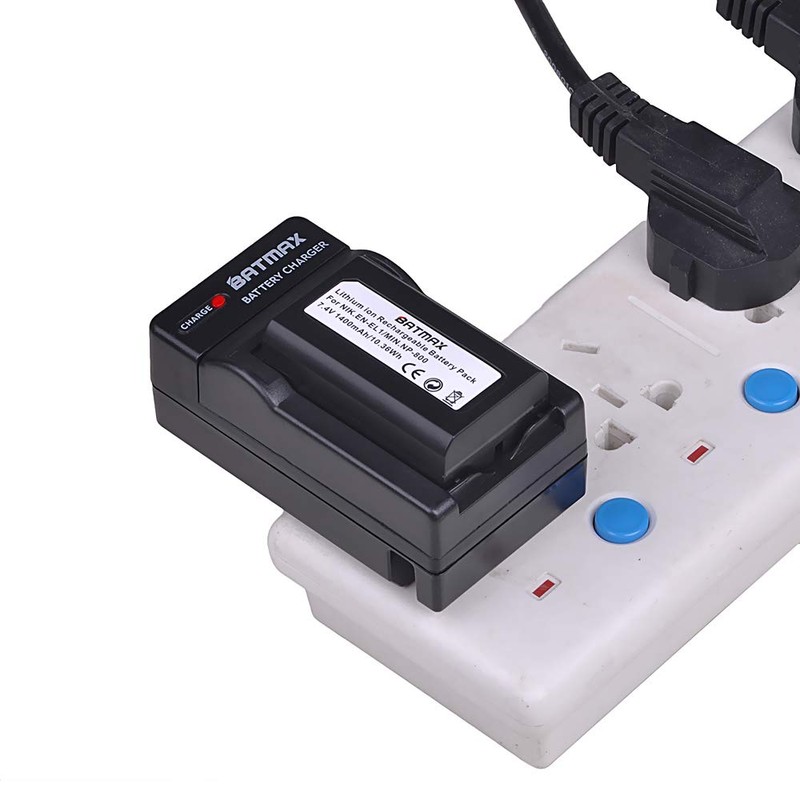 Batmax 2Packs EN-EL1 Battery + Charger for Nikon Coolpix 5700,