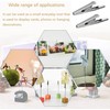 50 PCS Crocodile Alligator Clips, Alligator Clips Electrical, Clamps Silver,