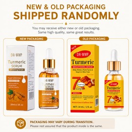 Turmeric Serum for Face – All Natural Turmeric Skin Brightening Serum for Dark Spots – Cleanses Skin, Fights Acne, Evens Tone, Scars – Pure Turmeric Oil Skincare Treatment for All Skin Types