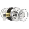 naubea Crystal Door Knob Polished Chrome Interior Privacy Door Knobs