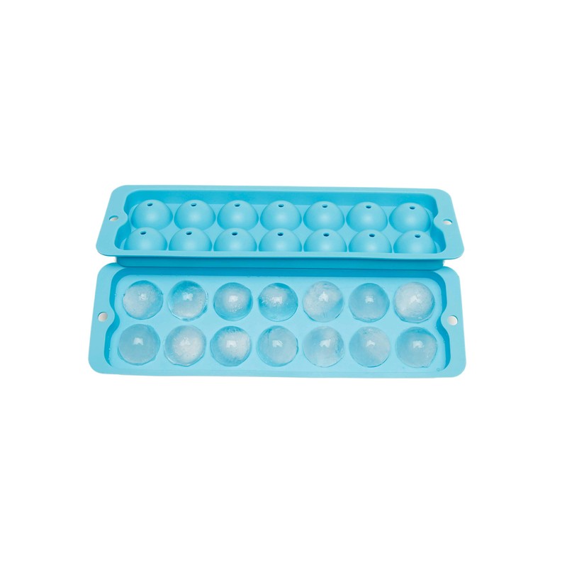 KOLORAE SILICONE 14 BALL ICE TRAY - BLUE - EASY