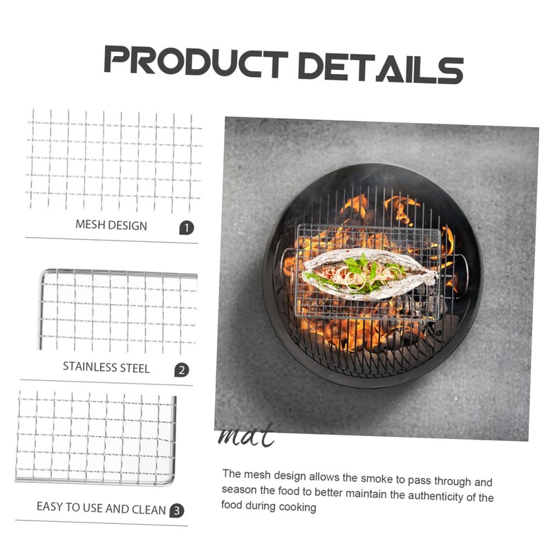 SUPVOX 1Pc Multi Function Barbecue Net for Camping and Outdoor