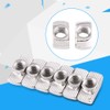 50-Piece T-Nuts Sliding Nuts T-Nut Hammer Head Nut for Aluminium